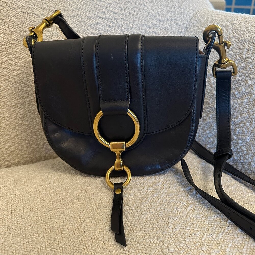 Frye Small Ilana Harness Leather Saddle Bag